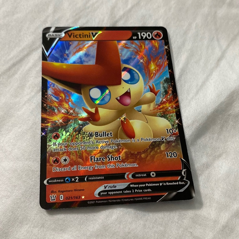 Victini V Pokémon Card
